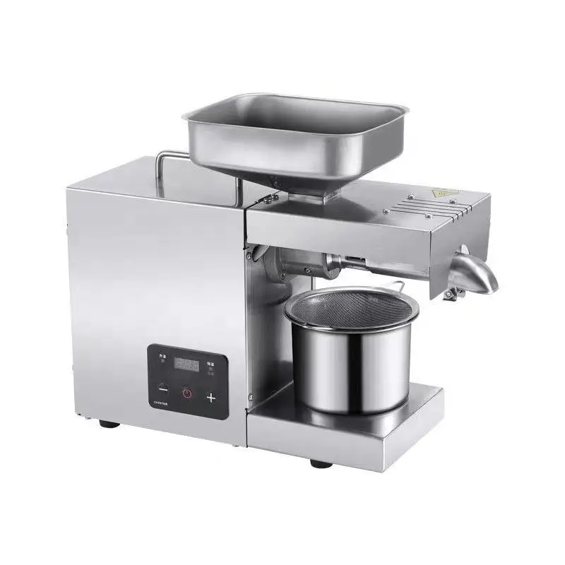 SY-28A Digital Display Oil Extractor Peanut Sunflower Seeds Sesame Almond Cold Pressing Oil Press Machine