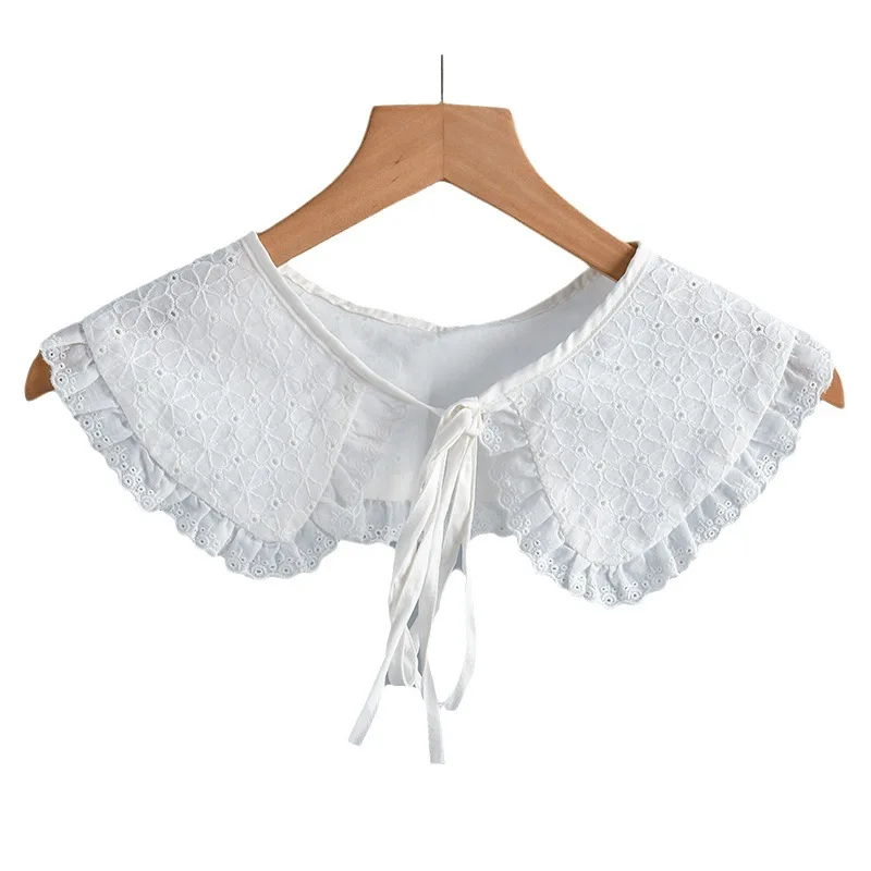 طوق وهمية الكورية للنساء ، شال صغير ، طوق كاذبة الزخرفية ، يلتف الكتف ، الرأس ، اكسسوارات الملابس #5