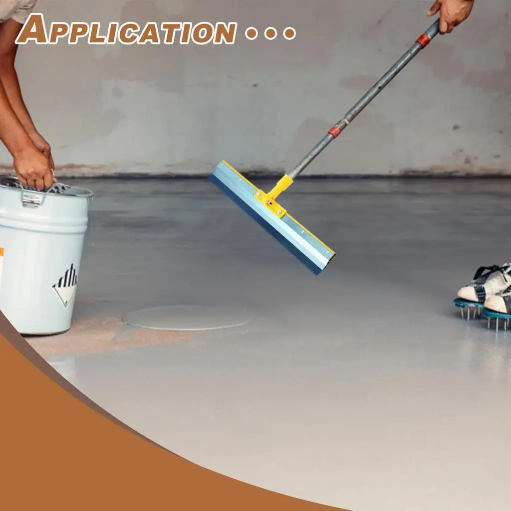 Afbeelding 5: Gekarteld epoxyvloer-afwerkhout van koolstofstaal voor gelijkmatige coating in garage of werkplaats