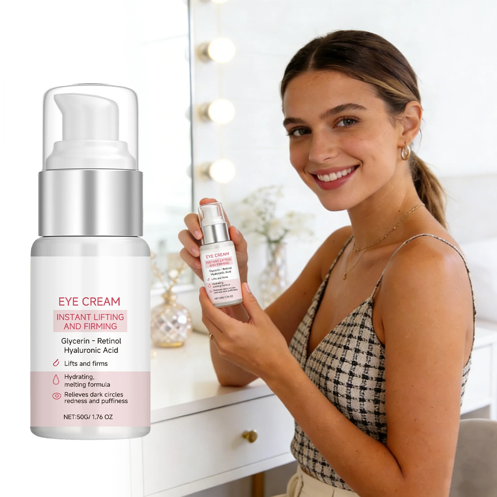 

Eye Skincare Cream Lasting Moisturizing Reduce Dark Circles Remove Lines For Bags Under Eyes Repair Retinol Eye Firming Creams