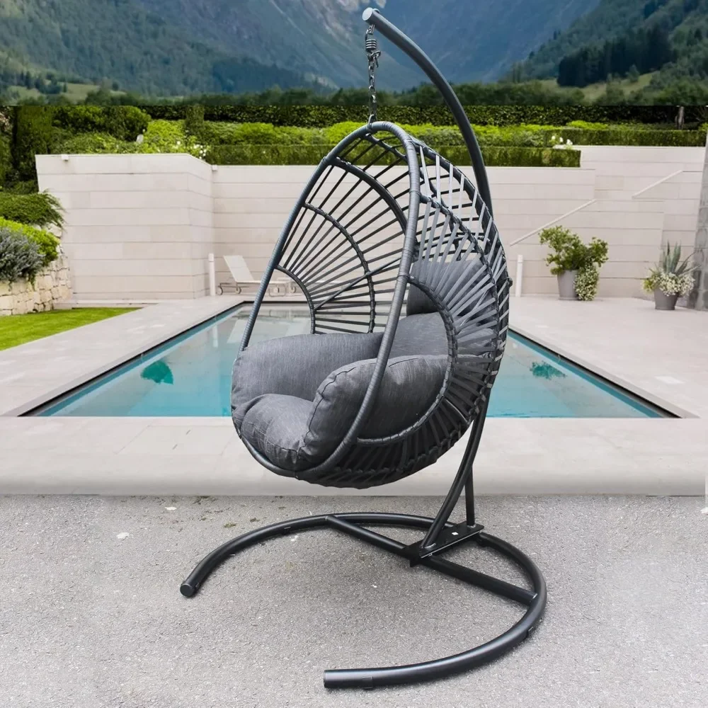 

Outdoor Indoor Patio Wicker Swing Egg Chair