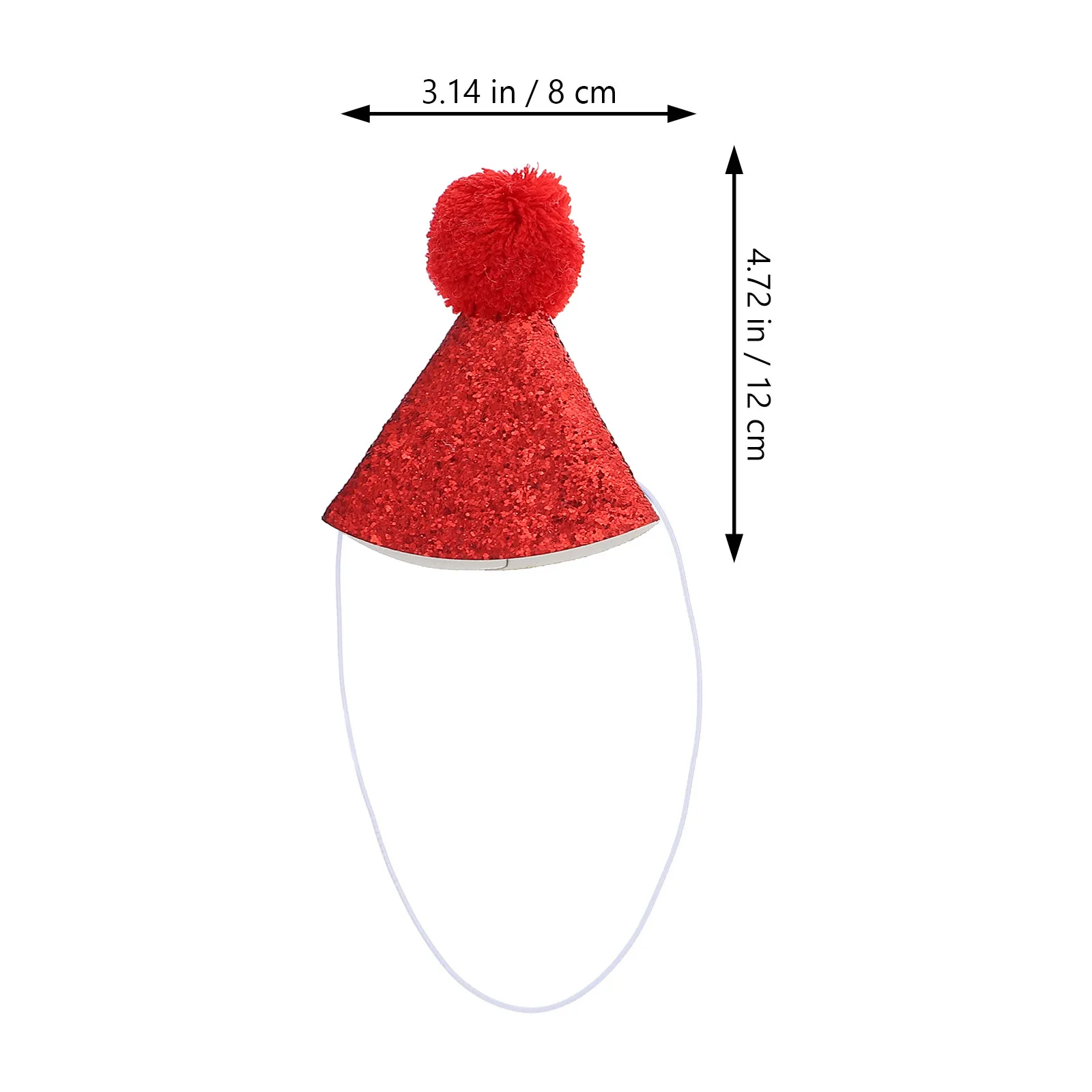 4Pcs Pet Birthday Hat Set for Dogs and Cats Breathable Comfortable Chic Design Photo Party Decor Glittering Dog Party Headgear