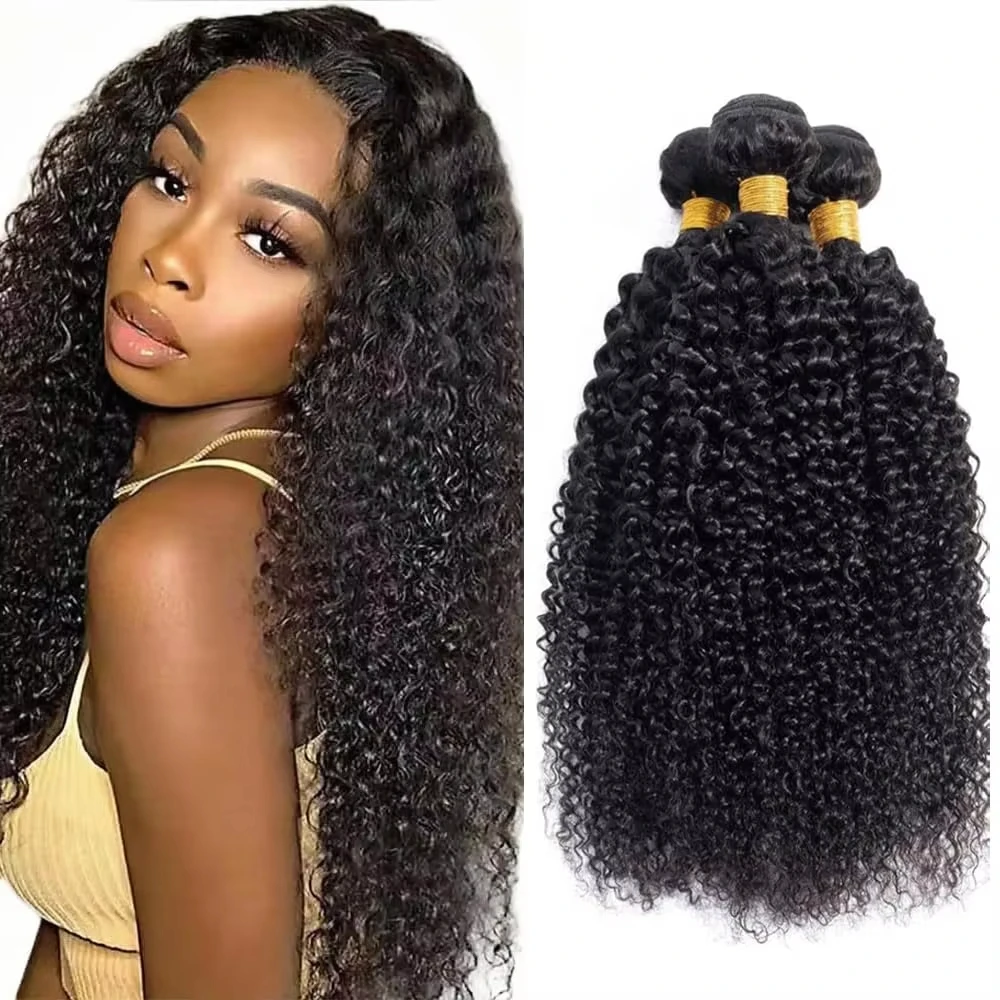 

Наборы натуральных волос: бразильские кудри Джерри, 1/3/4 пучка, 100% необработанные, натуральные, вьющиеся волосы