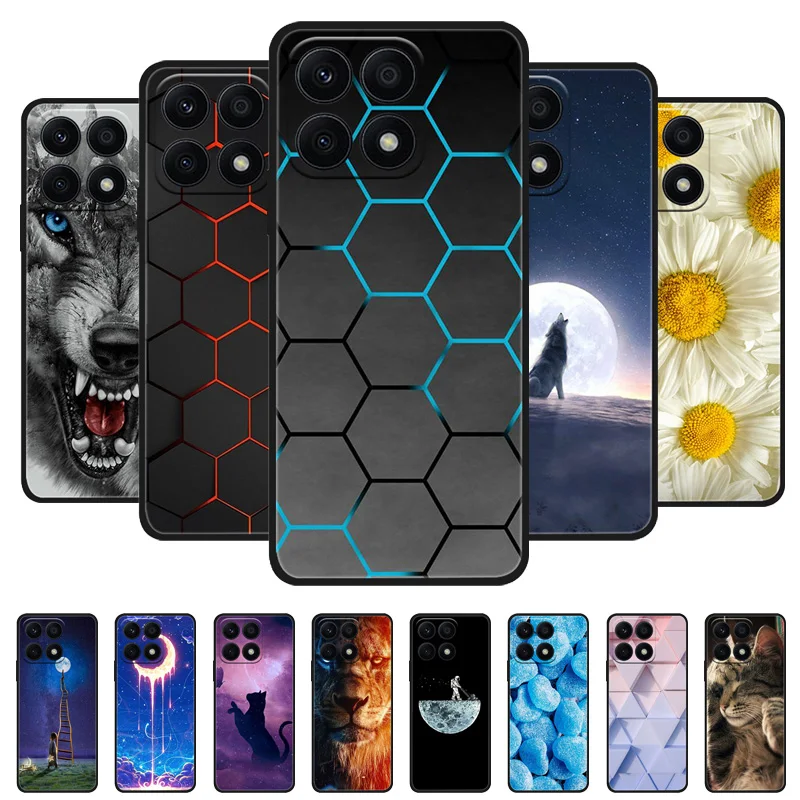 For Huawei Honor X8A Case For Honor X8A 4G Capas Shockproof Bumper TPU Silicone Soft Cover For Honor X8A X7A X9A Fundas X 8a 6.7