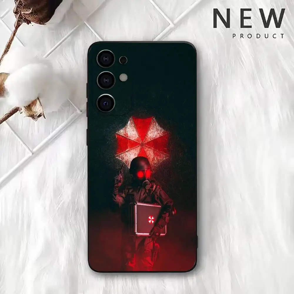 เคสโทรศัพท์ U-Umbrella Corporation สำหรับ Samsung S25,S24,S21,S22,S23,S30,Ultra,S20,Plus,Fe,Lite สีดำ