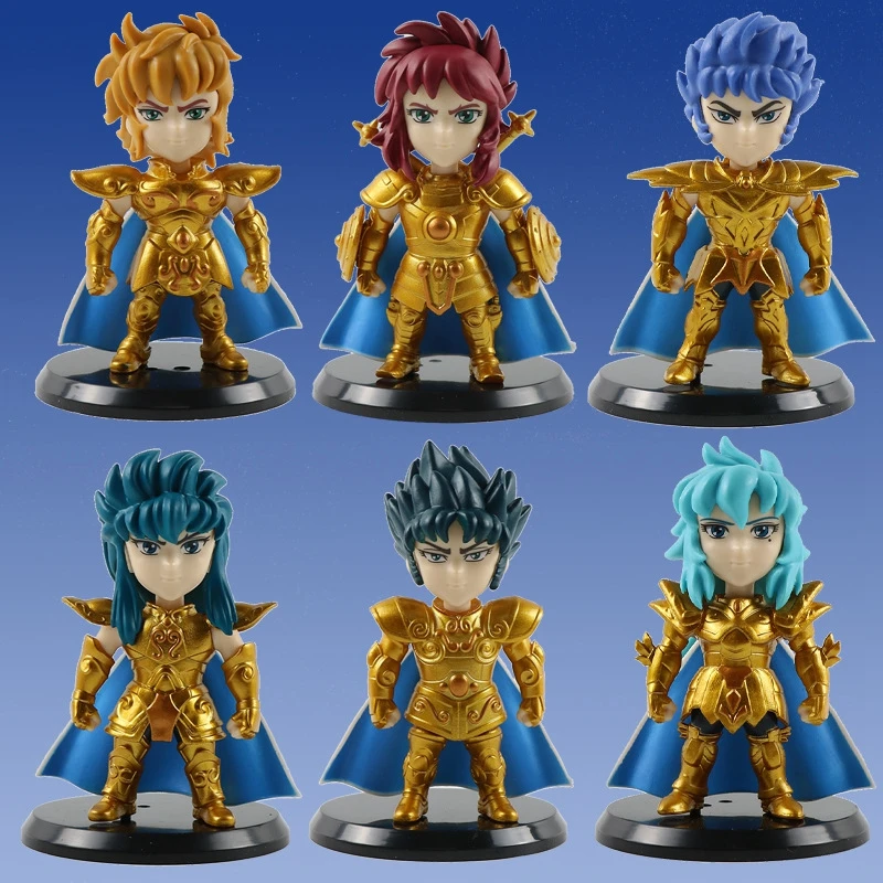 12 unids/set Saint Seiya Artliized caja ciega Tamashi caja Gold Saints colección decoración modelo escritorio decoración juguete pasatiempos 11cm