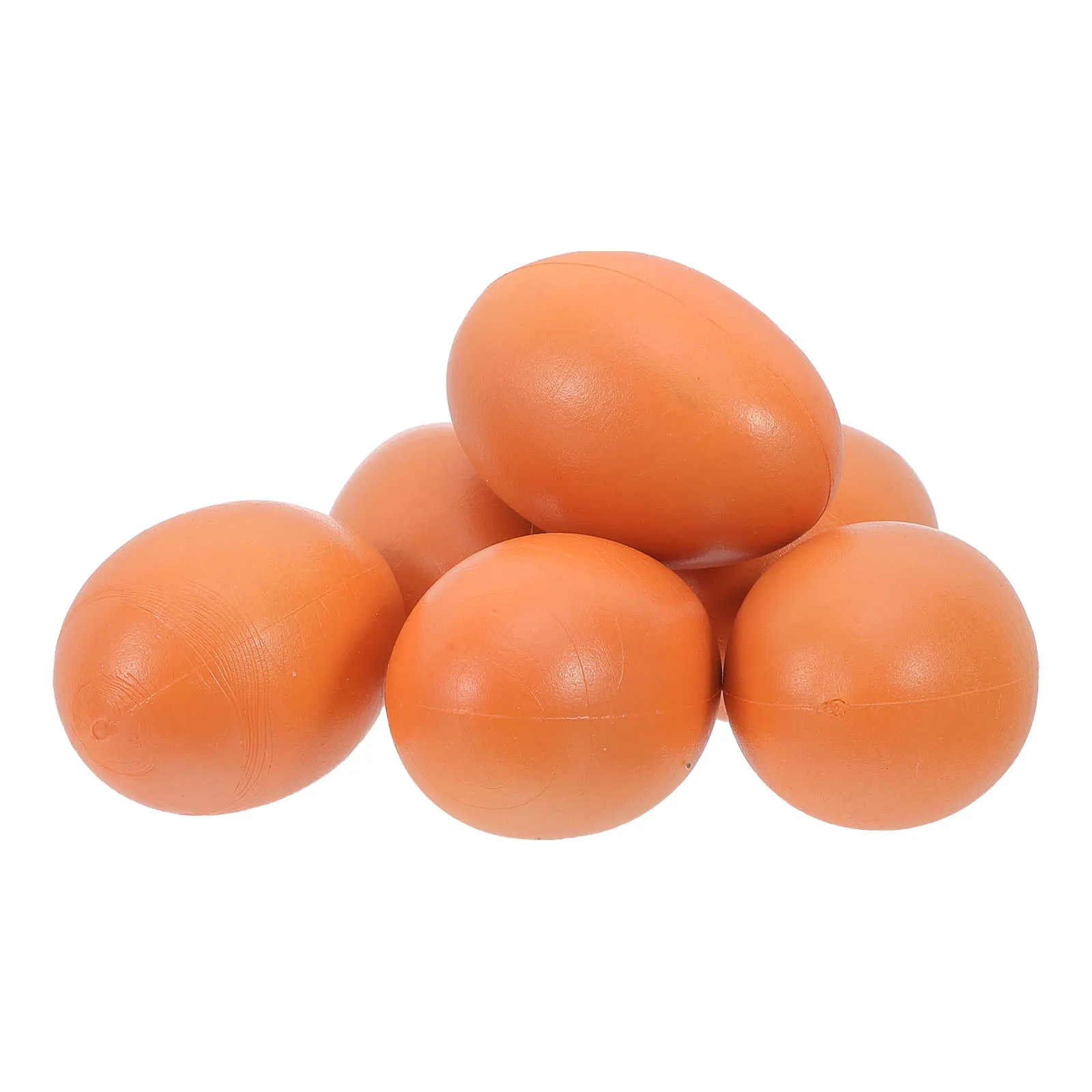ไข่อีสเตอร์เพ้นท์สี 6 ชิ้น ไข่พลาสติกเรียบสำหรับงานฝีมือ ของตกแต่งงานประดิษฐ์ ของตกแต่งงานปาร์ตี้ ของตกแต่งบ้าน