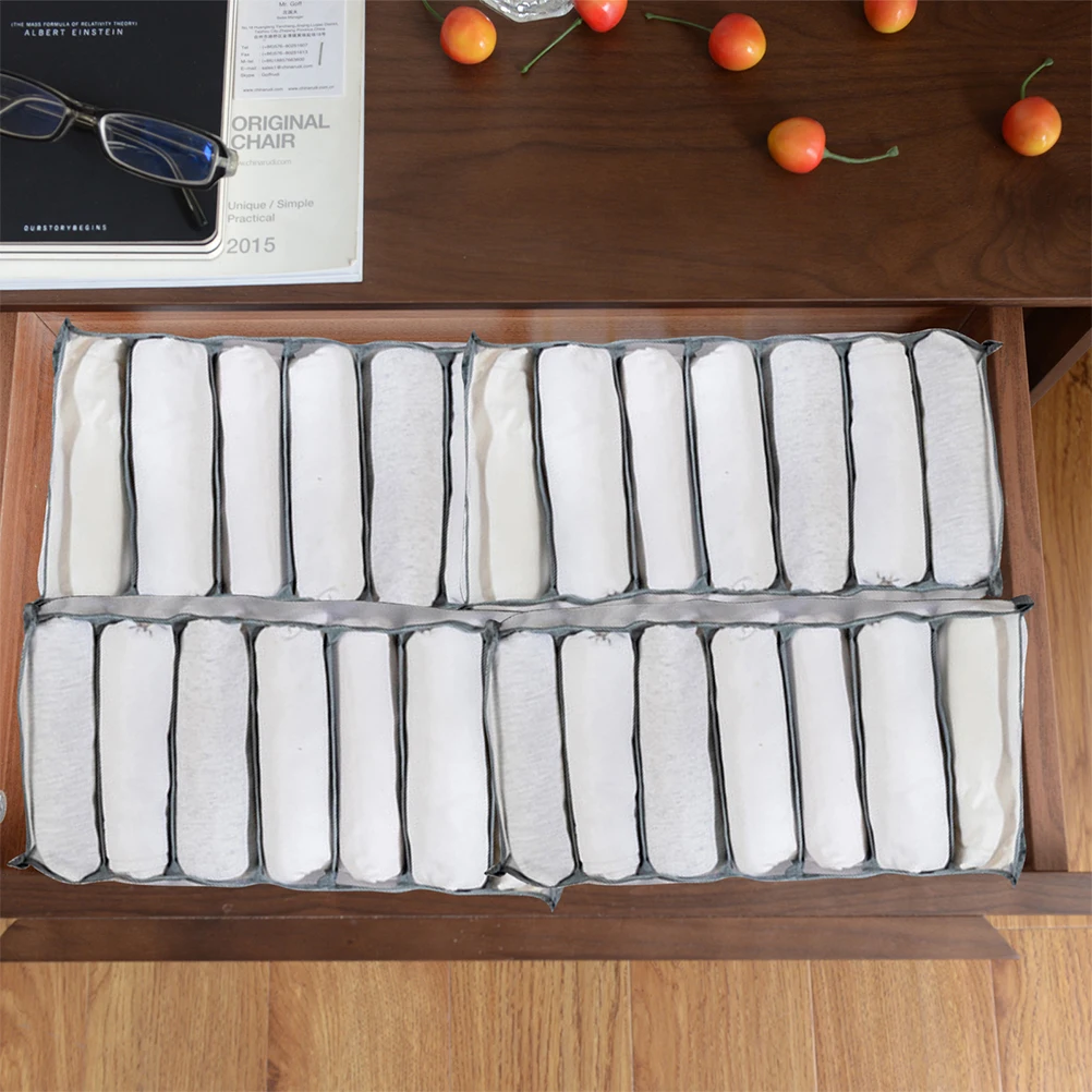 

Multi-Grid Pants Organizer Closet Supply Long-Term Service Not Easy to Tear Practical Functions for Home Use Clothes Box