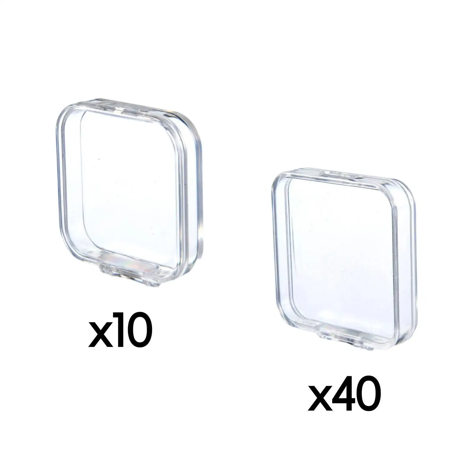 Anime Badges Display Box Dustproof Organizer Sturdy Lightweight Transparent