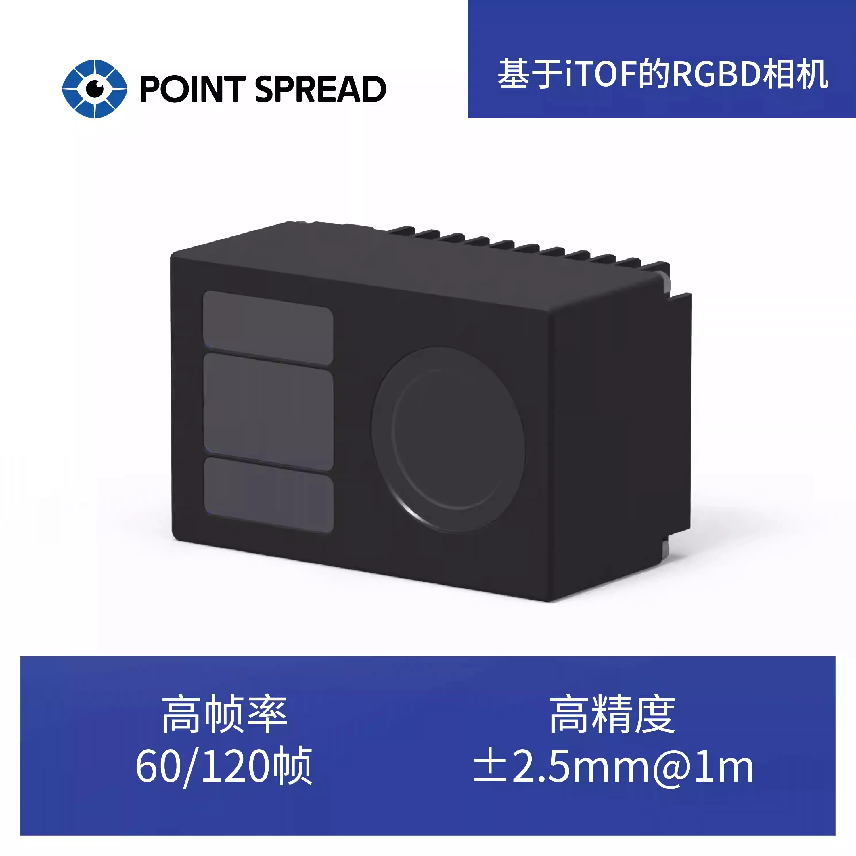 100 FPS 3D industrial camera with  colorized point cloud output | Okulo P1 RGB-Depth Camera