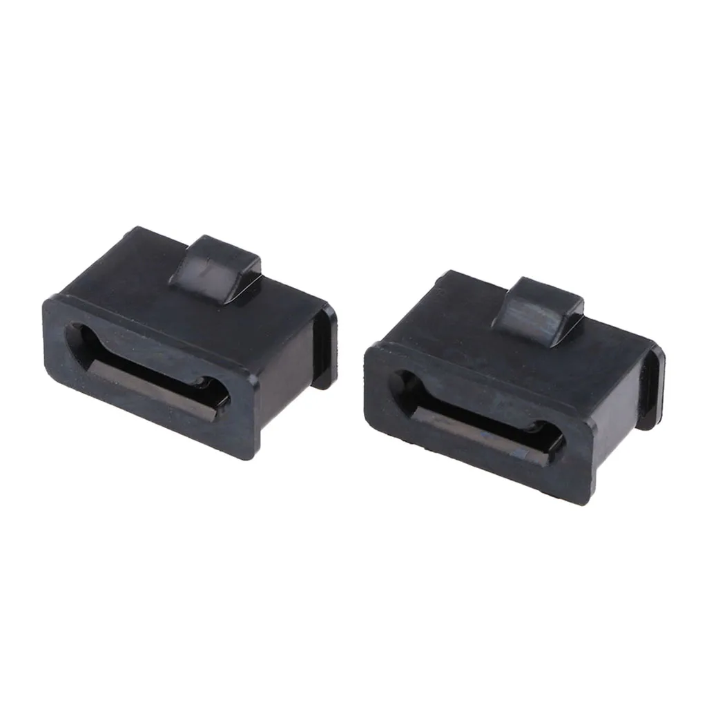 

2 Pack Muffler Rubber Mount Isolator Replacement for Motorcycles Black