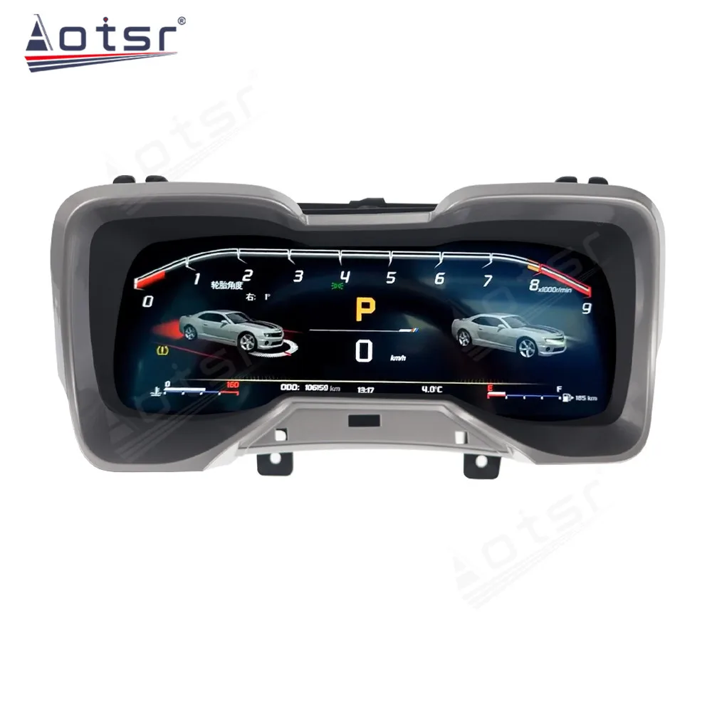 

New Digital Cluster Odometer Screen For Chevrolet Camaro 2010-2015 LCD Multimedia Player Dashboard Instrument Panel Speed Meter