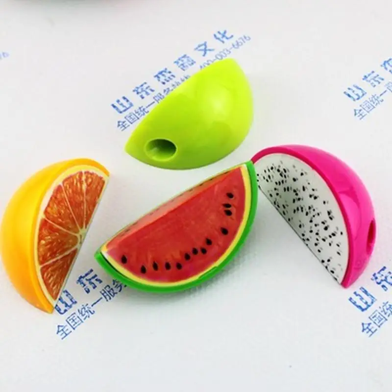 Creative Fruit Plastic Mechanical Pencil Sharpener For Kids