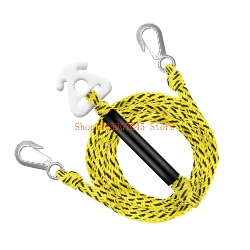 37cd Professional Watercraft Tow Line Cable Reinforced Polyethylene Construction Enhanced Grip Surfaces for Secure Handling
