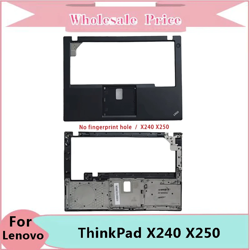 

New For Lenovo ThinkPad X240 X250 Replacemen Laptop Accessories Lcd Back Cover Palmrest Bottom With LOGO