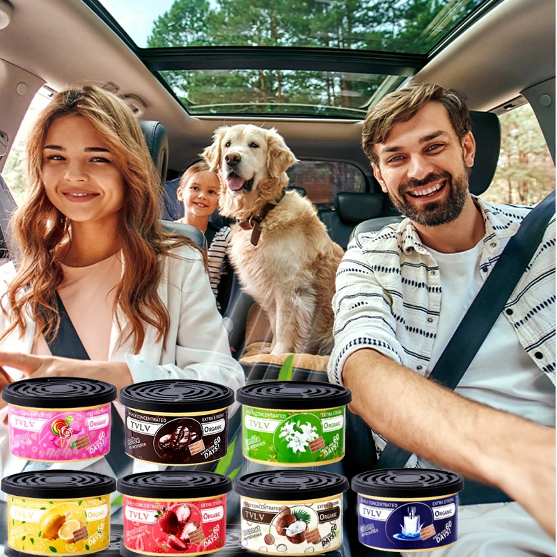 Ambientador sólido para coche, aire fresco, fragancia duradera, olor fresco, crea una atmósfera refrescante en el interior del coche