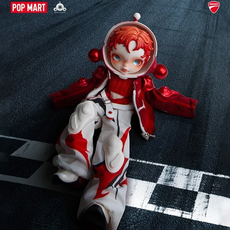 

POP MART SKULLPANDA X DUCATI 1/6 Scale Action Figure Mystery Box Blind Box Collectible Figurines Home Decor Ornament