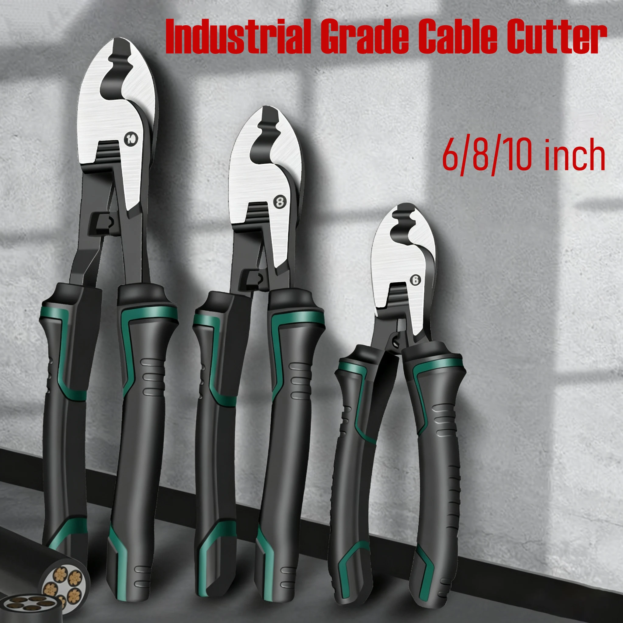 Multi Tool Plier - Industrial Grade Cable Cutter 6/8/10″ Multi-function