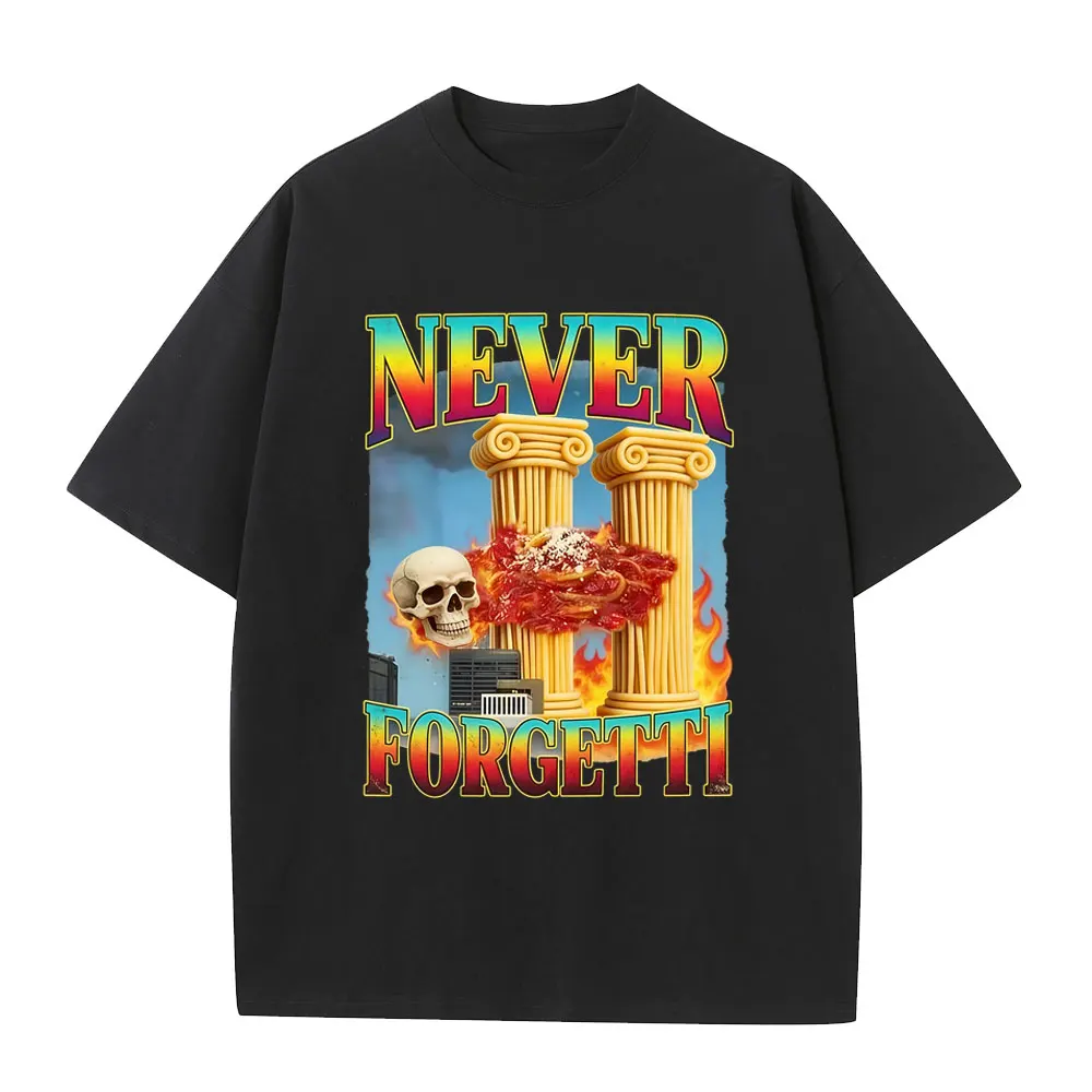 

Never Forgetti Skeleton T-shirt 11 9 Funny September 11Th Casualty Memorial Men Women T Shirt Unisex Casual 100% Cotton T-shirts