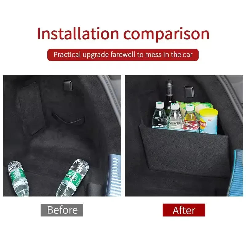 Organizador de Maletero para Chery Tiggo 8 Pro 2022~2026, Separador Lateral de Maletero Reforzado, Caja de Almacenamient