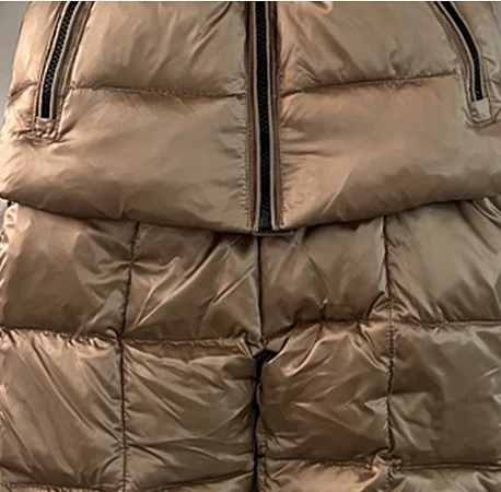 Kids Boutique Clothing 2023 New Autumn Winter Down Jacket Solid Color 2 Pieces Sets Coar Large Fur Collar Unisex Romper Warm