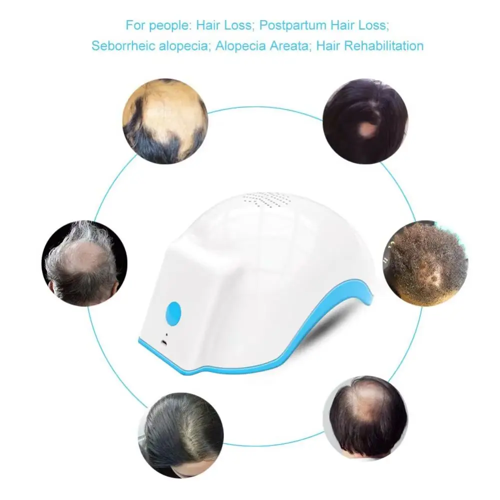 

Laser Hair Growth Cap Men and Women Hat Hair Restore Enhance Hair Roots Scalp Care Hair Loss Device