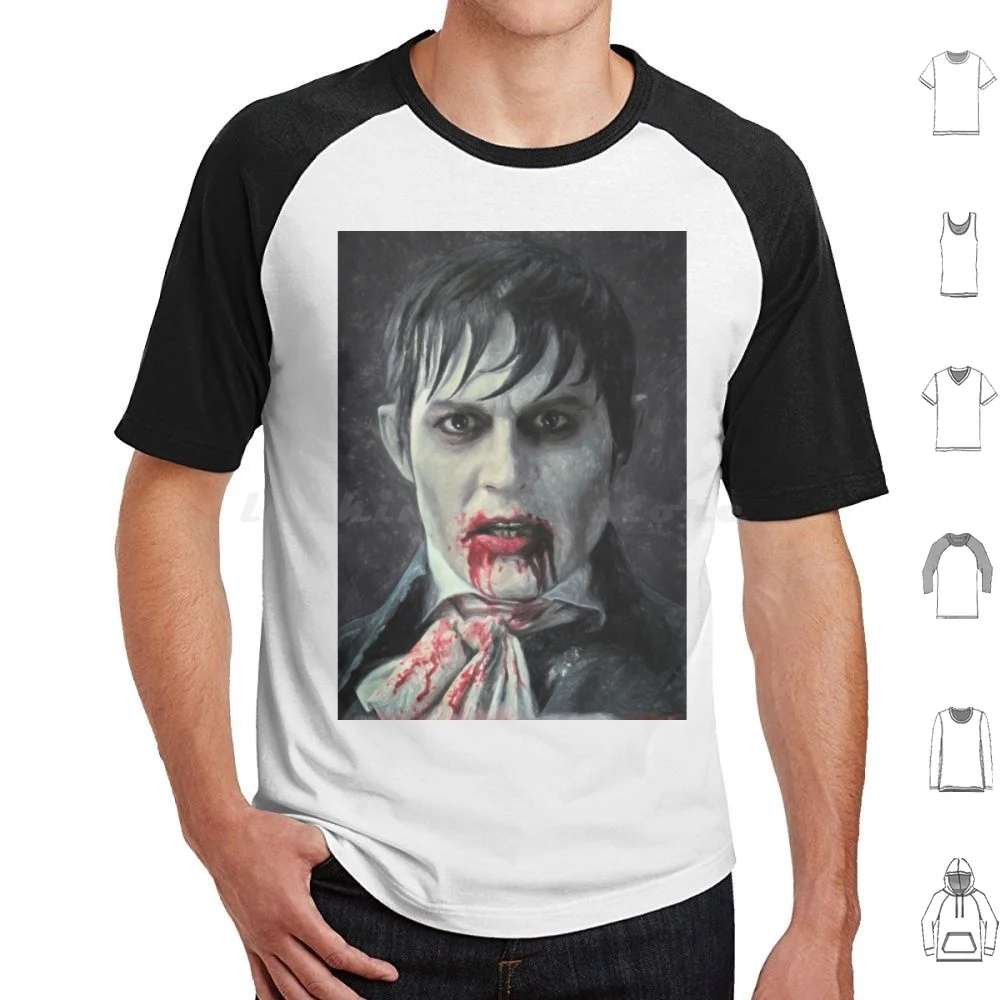 Barnabas Collins T Shirt Men Women Kids 6xl Barnabas Collins Dark Shadows Vampire Johnny Depp Tim Burton Blood Dracula Gothic