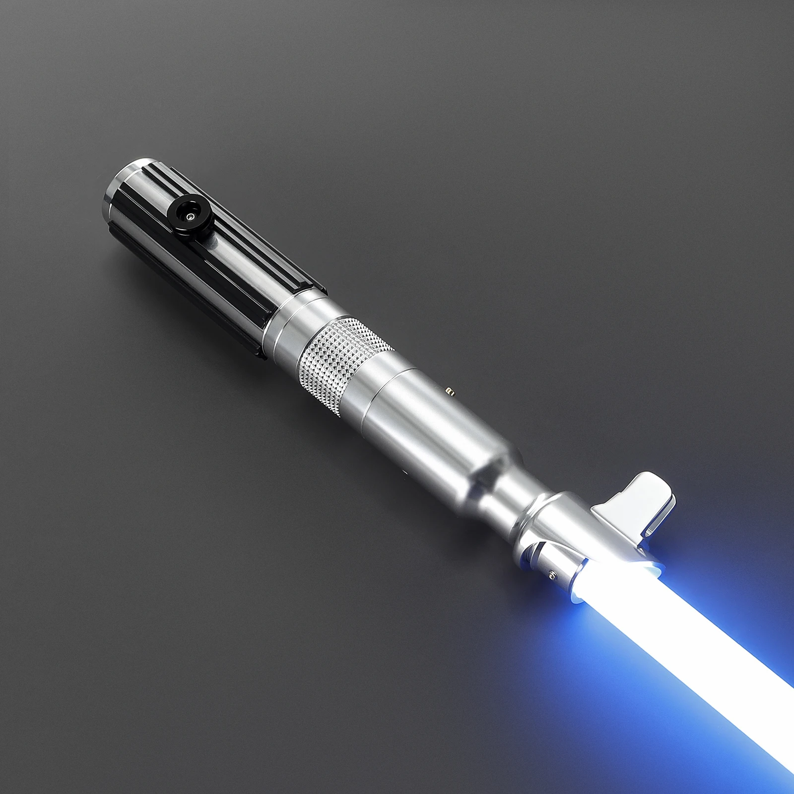 DamienSaber Simplified Anakin Lightsaber Metal Hilt Force Heavy Dueling Light Saber Infinite Color Changing with 34 Sound Fonts view 5