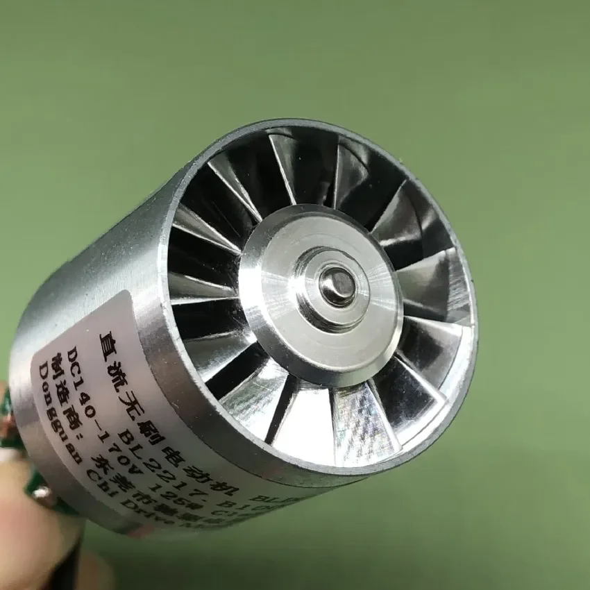 3-phase Brushless Duct Fan DC 140V-170V 130000RPM Ultra-high Speed Aluminum Alloy Impeller DC Variable Frequency for Hair Dryer
