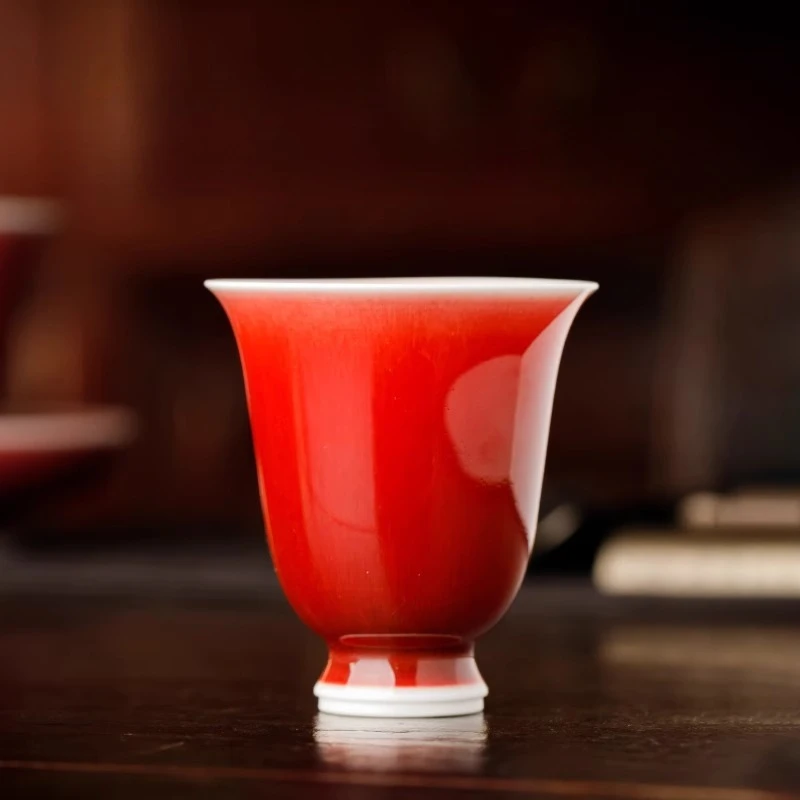 الصين اليدوى جينغدتشن السيراميك الفخار فنجان القهوة كوب القرطم غرفة الديكور اكسسوارات ديكور المنزل الحرف زخرفة المزهريات #2