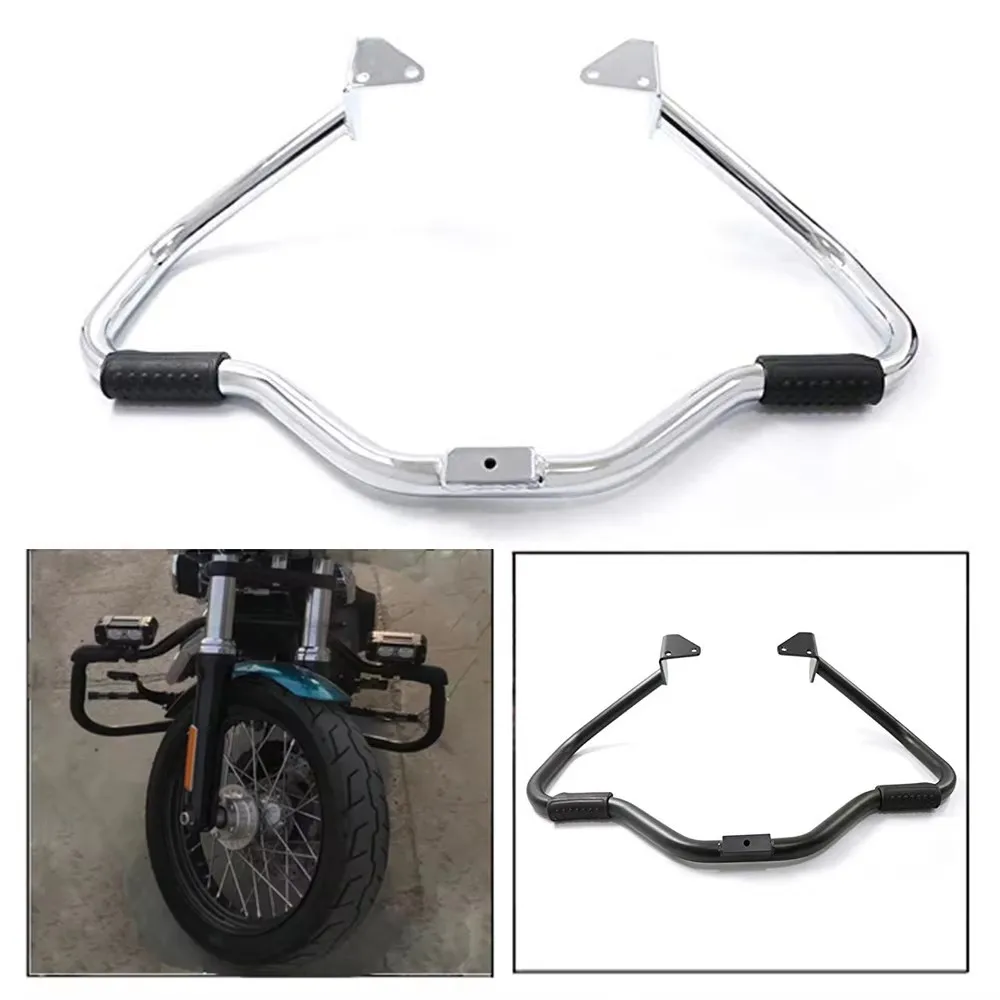 Kompatybilny z Harley Dyna Street Bob FXDB Fat Bob FXDF Low Rider Super Glide 2006-18 Osłona silnika Zderzaki Zderzak Ochraniacz