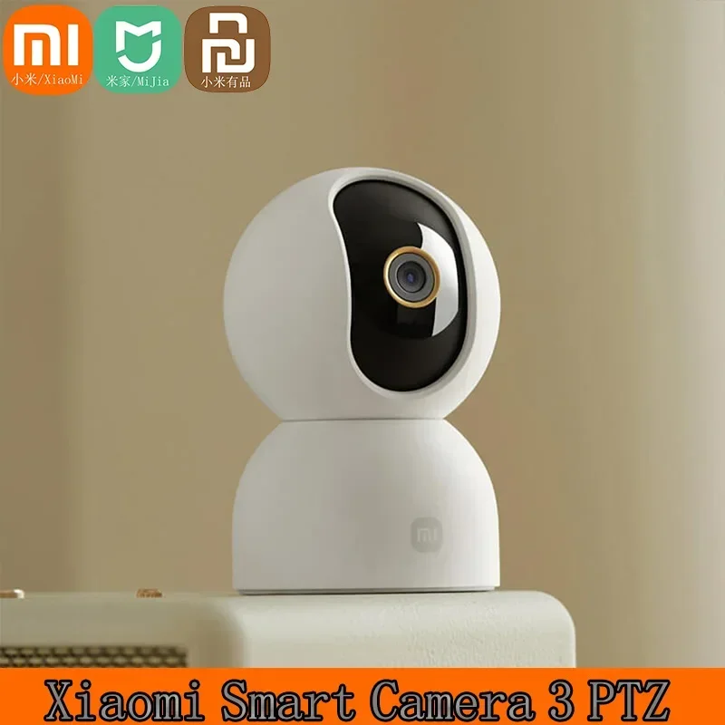 Xiaomi Mijia Smart Camera 3 PTZ AI Detection 500 Million Pixels Baby Monitor Night Video Webcam Home Security