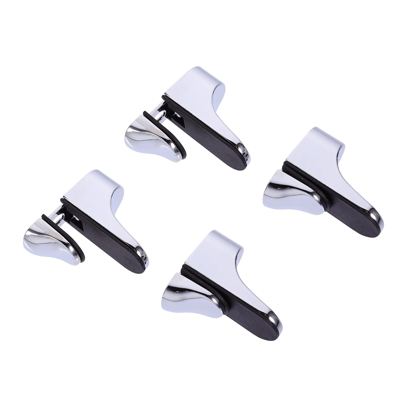 

4 Pcs Zinc Alloy Glass Clip Rack Shelf Holder Bracket for Handrail Clamps Adjustable 3 20mm Thickness Rust Resistant Coating