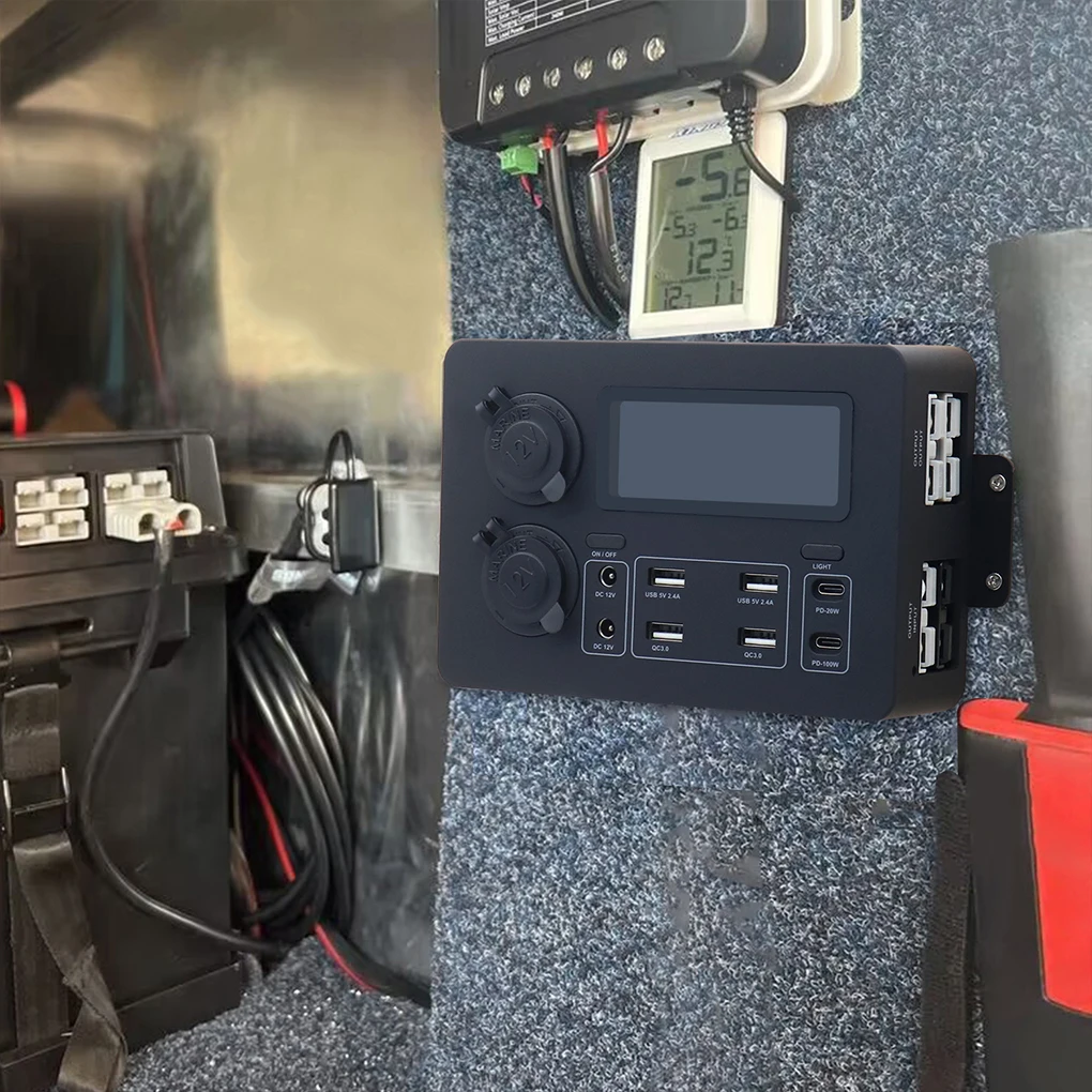 

Mini Power Box Power Socket Box Socket Box Portable Control Hub For RVs SUVs Boats Yachts Cars