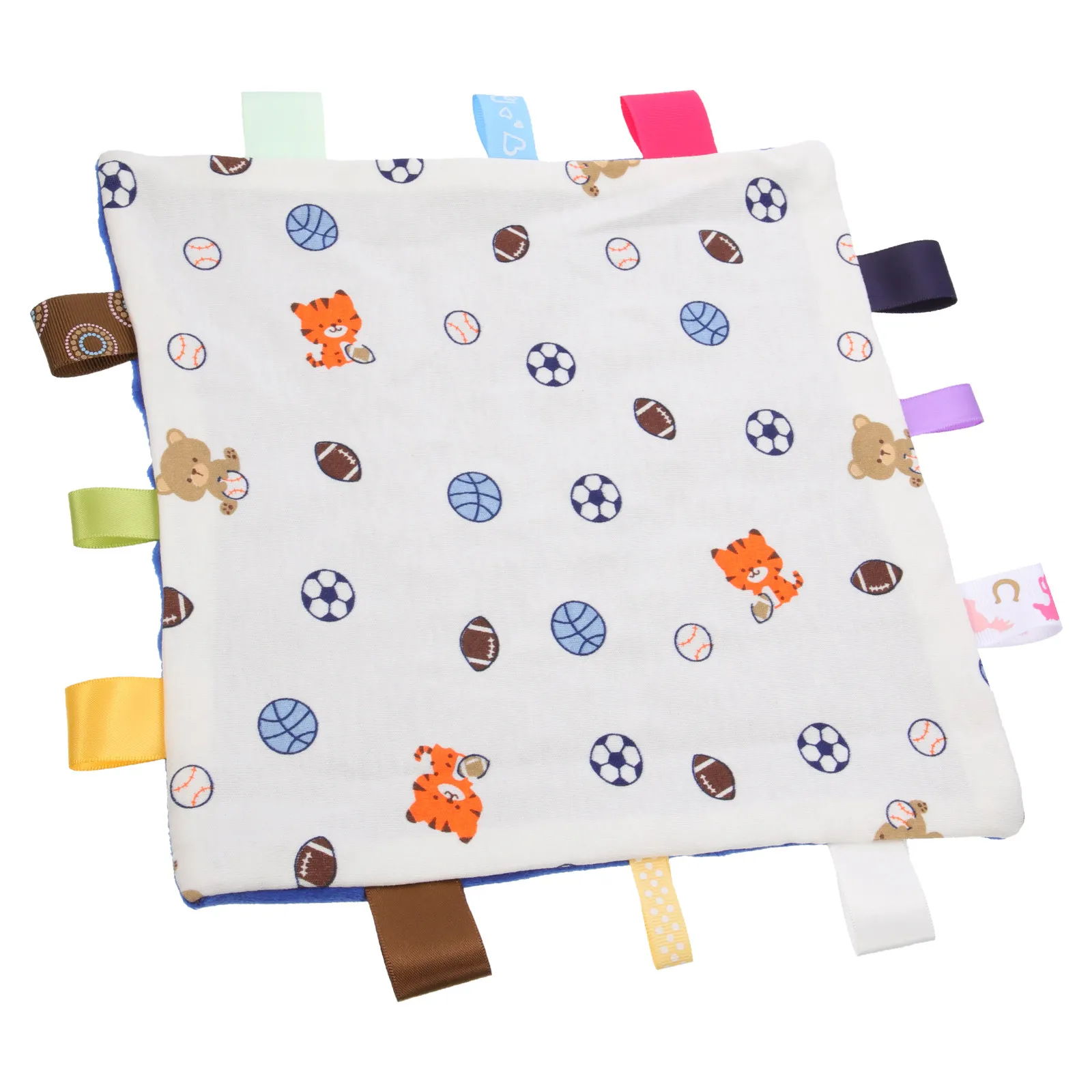 

Towel Towels Baby Sensory Tag Blanket Newborn Boy Blankets Security