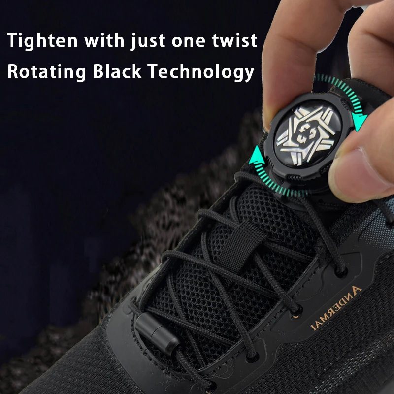 Automatic Shoelaces Without ties Install simple Swivel Buckle Laces no tie shoelaces Thick Rope Tennis Sneakers Shoelace
