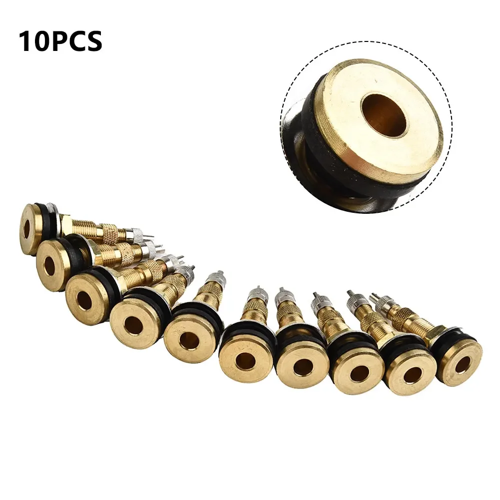 

10pcs Tractor Air Liquid Water Tubeless Tire Valve Stems Wheel Rim TR618A Brass Tyre Valves Air-liquid Standard Valve