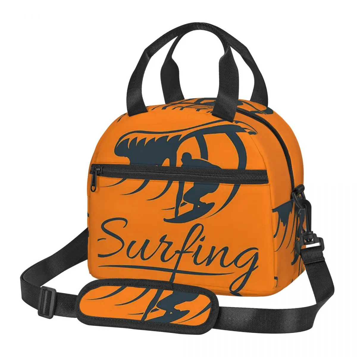 Mr Zogs Surfing Sex Wax Lunch Bags Insulated Bento Box Portable Lunch Tote Picnic Bags Thermal Bag for Woman Girl