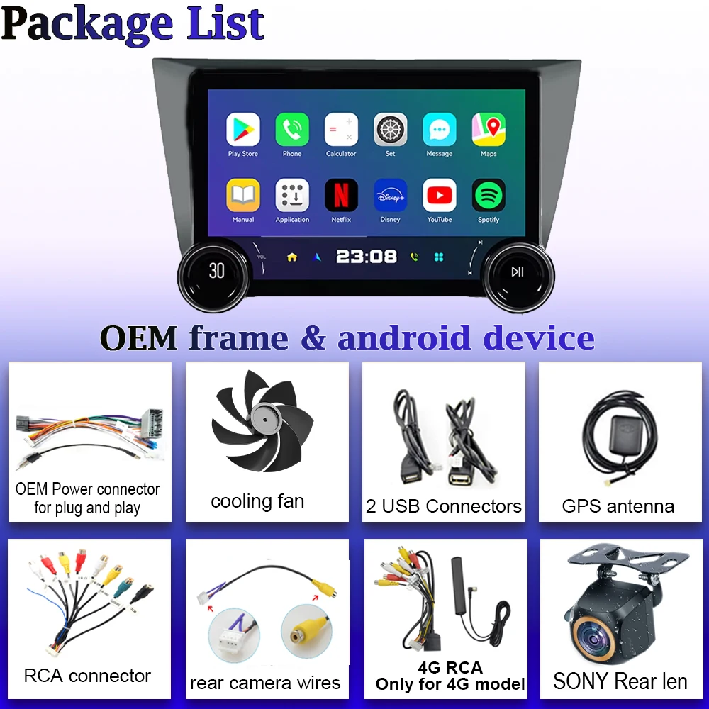 11.8 Inch Android Car Radio For Seat Altea 2004-2015 Toledo 04-09 Carplay Multimedia 4G Wifi GPS RDS DVD Autoradio Stereo DSP