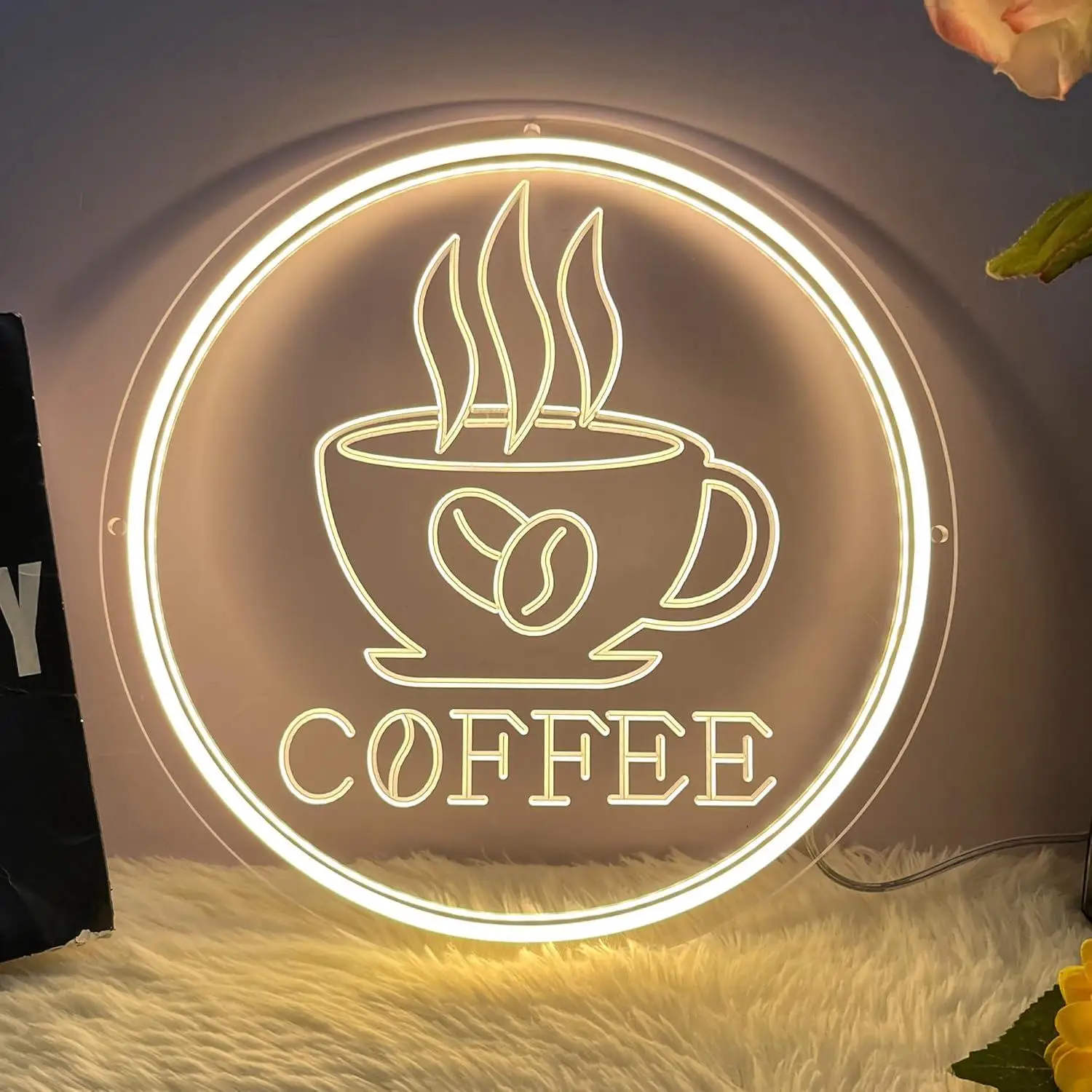 

Coffee Neon Sign USB Dimmable LED Neon Light for Coffee Shop Cafe Station Beer Bar Club Hotel Restaurant Party Decor Wall Lights
