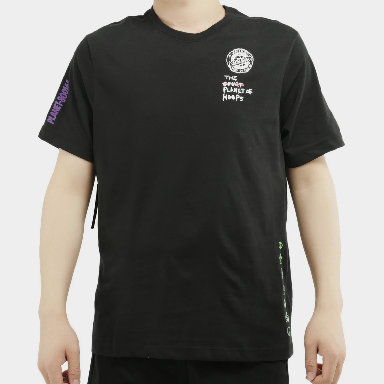 Nike genuine Summer Hoops men's basketball printed short sleeved T-shirt CW4817-010