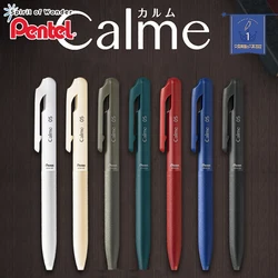 Pentel Ballpoint Pen Mute Press Black Gel Pen 0.5mm High Tech Student Office Business Creative Ins Simple Stationery Supplies