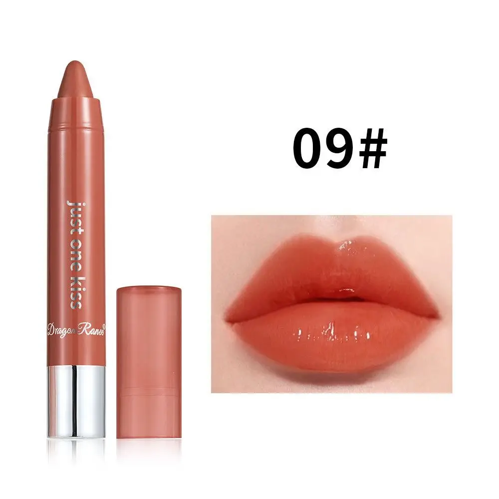 Smooth Moisturizing Lipstick Crayon No Fade Non-stick Lip Stick Waterproof Sweat Proof Lip Liner Woman