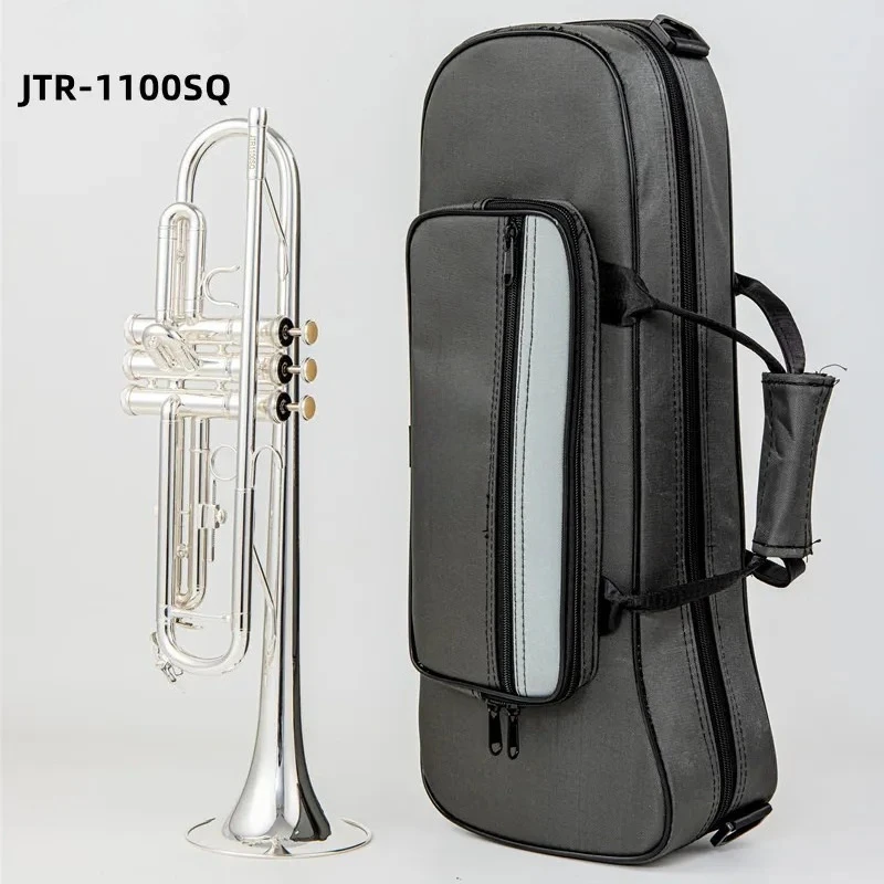 

Новая профессиональная труба B-бемоль 1100SQ из латуни с серебряным покрытием, высокое качество, 2026 год