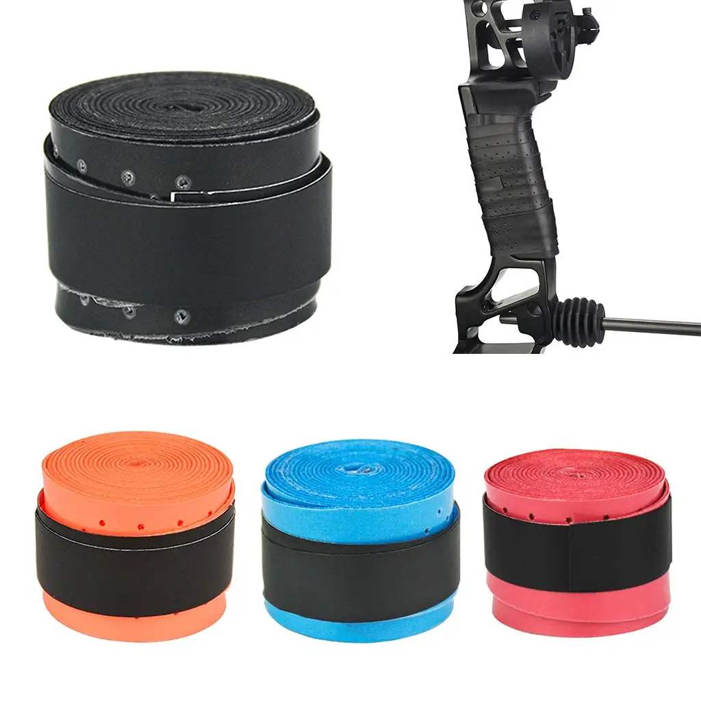 عدم الانزلاق الرماية امتصاص العرق الفرقة البلاستيكية مقبض شريط لحام بسط القوس الناهض التفاف لمعدات الصيد #3