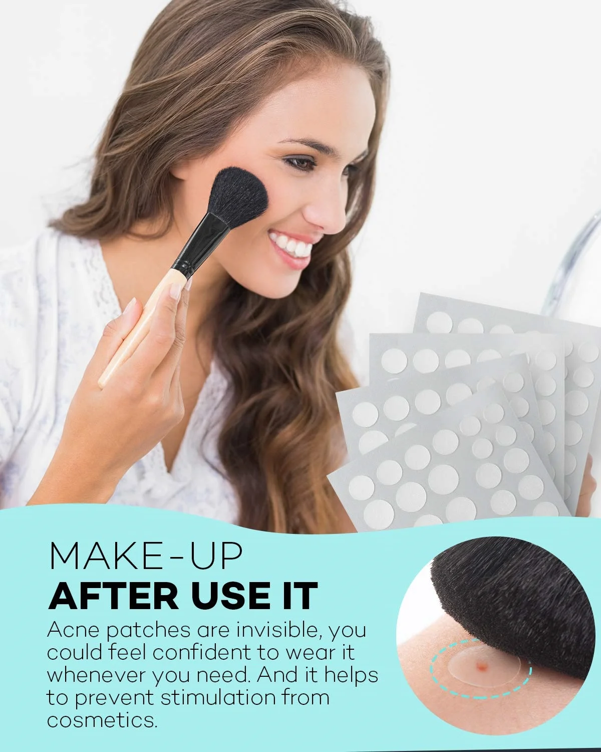 864 رقع حب الشباب ليلاً ونهارًا - رقع حب الشباب اللطيفة وغير المهيجة لتنظيف حب الشباب وتغطية العيوب - 396 ليلة ونهارية Ro #2