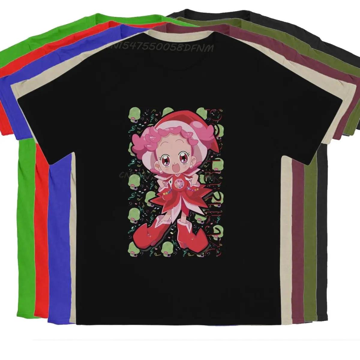 Pop Harukaze Unique Male T Shirt Ojamajo Doremi Harukaze Anime Leisure T-shirts Newest Stuff For Men Women