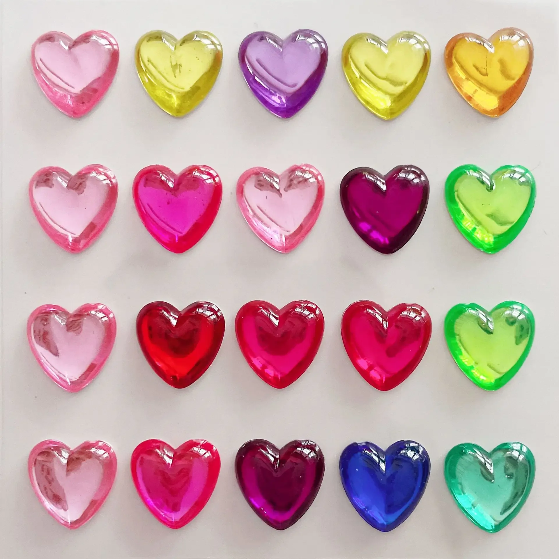 Mixed Color Adhesive Acrylic Diamond Children's DIY Gem Sticker Special-shaped Crystal Colored Diamond Rhinestone