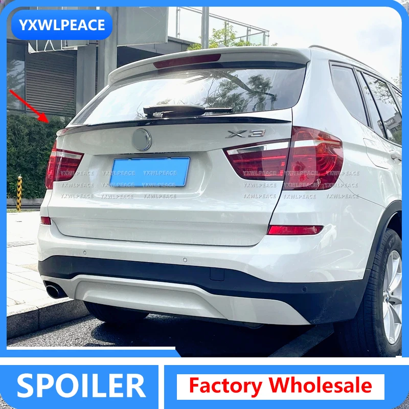 

For BMW F25 X3 2011-2017 Spoiler High Quality ABS Material Car Rear Wing Trunk Middle Spoiler Body Kit Accessories