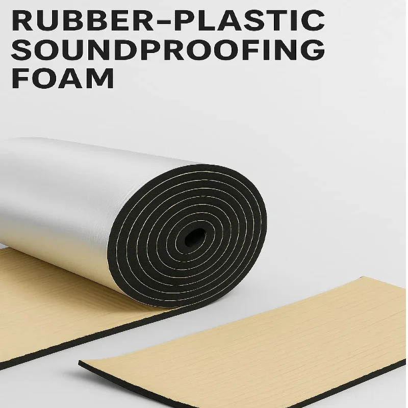 1 سنتيمتر x 200x50 سنتيمتر الحرارة والصوت بساط عازل للحريق الصوتية الحرارية عازلة للصوت لوحات الحائط لسيارة الضوضاء التخفيت غطاء السيارة